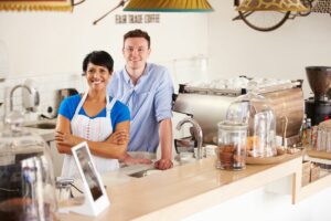 Cafe Workers in Shop with Small Business Insurance in Temecula, CA